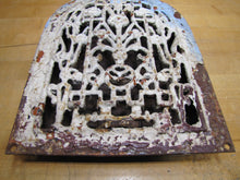 Load image into Gallery viewer, Antique Victorian Tombstone Flowers Vent Grate Decorative Arts Architectural Hardware Element
