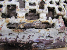 Load image into Gallery viewer, Antique Victorian Tombstone Flowers Vent Grate Decorative Arts Architectural Hardware Element
