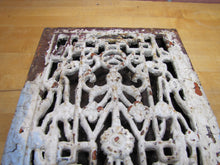 Load image into Gallery viewer, Antique Victorian Tombstone Flowers Vent Grate Decorative Arts Architectural Hardware Element
