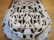 Load image into Gallery viewer, Antique Victorian Tombstone Flowers Vent Grate Decorative Arts Architectural Hardware Element
