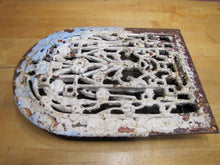 Load image into Gallery viewer, Antique Victorian Tombstone Flowers Vent Grate Decorative Arts Architectural Hardware Element
