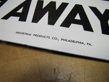 Load image into Gallery viewer, DANGER KEEP AWAY Original Old Porcelain Sign INDUSTRIAL PROD Co PHILADELPHIA PA
