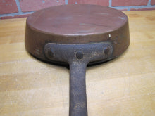 Load image into Gallery viewer, LECLERC NY MAKER Antique Copper Pan Large Heavy New York Wrought Iron Handle
