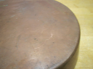LECLERC NY MAKER Antique Copper Pan Large Heavy New York Wrought Iron Handle