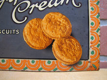 Load image into Gallery viewer, MACFARLANE LANG&#39;S GIPSY CREAM BISCUITS Anique Advertising Sign TOC Diner Country Store Ad
