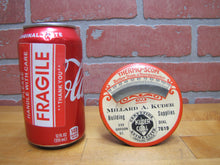 Load image into Gallery viewer, KUDER COAL ANTHRACITE BUILDING SUPPLIES Old Celluloid Advertising Thermometer THERMO-SCOPE
