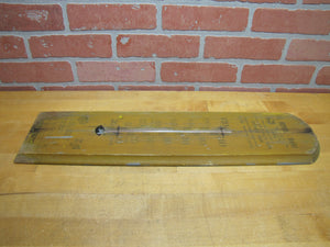 Dr HEINDEL Dentist Dr STIEFF Glasses 9th St READING PA Old Wooden Ad Thermometer Sign Optometrist  Dental Advertising Teeth Eye