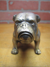 Load image into Gallery viewer, MACK TRUCK BULLDOG Old Advertising Dog Paperweight Silver Plate Metal Ornate
