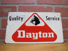 Load image into Gallery viewer, DAYTON Quality Service Tire Display Advertising Sign Gas Station Repair Shop Auto Truck
