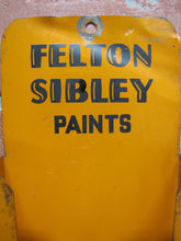 Load image into Gallery viewer, FELTON SIBLEY PAINTS Old Advertising Sign Brochure Brush Holder Hardware General Store Display
