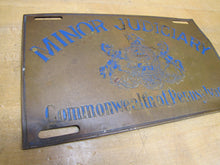 Load image into Gallery viewer, MINOR JUDICIARY COMMONWEALTH OF PENNSYLVANIA Old Brass Bronze Plaque Sign Vanity Plate
