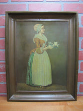 Load image into Gallery viewer, LA BELLE CHOCOLATIERE WALTER BAKER &amp; Co Antique Tin Self Framed Advertising Sign CHOCOLATE

