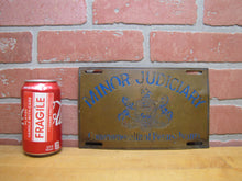 Load image into Gallery viewer, MINOR JUDICIARY COMMONWEALTH OF PENNSYLVANIA Old Brass Bronze Plaque Sign Vanity Plate
