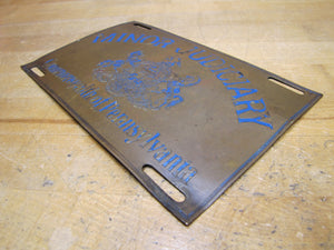 MINOR JUDICIARY COMMONWEALTH OF PENNSYLVANIA Old Brass Bronze Plaque Sign Vanity Plate