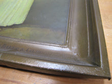Load image into Gallery viewer, LA BELLE CHOCOLATIERE WALTER BAKER &amp; Co Antique Tin Self Framed Advertising Sign CHOCOLATE
