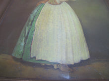 Load image into Gallery viewer, LA BELLE CHOCOLATIERE WALTER BAKER &amp; Co Antique Tin Self Framed Advertising Sign CHOCOLATE
