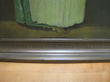Load image into Gallery viewer, LA BELLE CHOCOLATIERE WALTER BAKER &amp; Co Antique Tin Self Framed Advertising Sign CHOCOLATE
