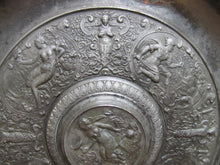 Load image into Gallery viewer, Antique Mythological Characters Scenes Decorative Arts High Relief Metal Charger Plaque Grand Tour Design Style Ornate

