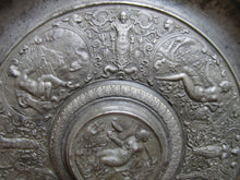 Load image into Gallery viewer, Antique Mythological Characters Scenes Decorative Arts High Relief Metal Charger Plaque Grand Tour Design Style Ornate
