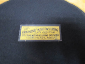 ROYALIST Antique CIGAR Advertising Glass Change Receiver Tray Sign Store Display BRUNHOFF MFG CINCINNATI OHIO