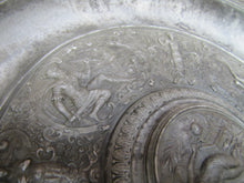 Load image into Gallery viewer, Antique Mythological Characters Scenes Decorative Arts High Relief Metal Charger Plaque Grand Tour Design Style Ornate
