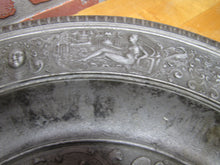 Load image into Gallery viewer, Antique Mythological Characters Scenes Decorative Arts High Relief Metal Charger Plaque Grand Tour Design Style Ornate
