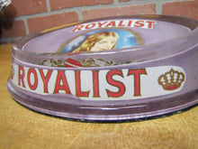 Load image into Gallery viewer, ROYALIST Antique CIGAR Advertising Glass Change Receiver Tray Sign Store Display BRUNHOFF MFG CINCINNATI OHIO
