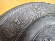 Load image into Gallery viewer, Antique Mythological Characters Scenes Decorative Arts High Relief Metal Charger Plaque Grand Tour Design Style Ornate
