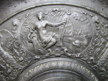 Load image into Gallery viewer, Antique Mythological Characters Scenes Decorative Arts High Relief Metal Charger Plaque Grand Tour Design Style Ornate
