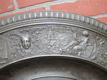 Load image into Gallery viewer, Antique Mythological Characters Scenes Decorative Arts High Relief Metal Charger Plaque Grand Tour Design Style Ornate
