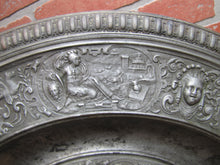 Load image into Gallery viewer, Antique Mythological Characters Scenes Decorative Arts High Relief Metal Charger Plaque Grand Tour Design Style Ornate
