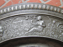 Load image into Gallery viewer, Antique Mythological Characters Scenes Decorative Arts High Relief Metal Charger Plaque Grand Tour Design Style Ornate

