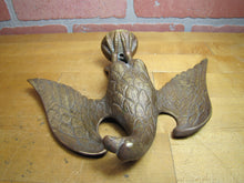 Load image into Gallery viewer, Antique Bronze Spread Winged Eagle Finial Topper Ornate Architectural Hardware Element
