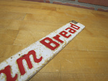 Load image into Gallery viewer, CONTE&#39;S SUNBEAM BREAD Old Embossed Metal Advertising Sign Door Push Display Rack
