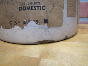 ULMAN & SONS DEALERS IN WINES & LIQUORS BALTO MD Antique Stoneware Jug Folk Art Distillery Merchant