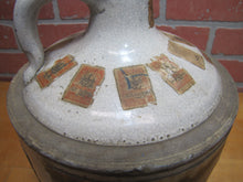 Load image into Gallery viewer, ULMAN &amp; SONS DEALERS IN WINES &amp; LIQUORS BALTO MD Antique Stoneware Jug Folk Art Distillery Merchant
