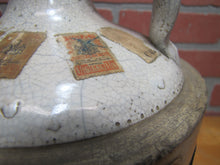 Load image into Gallery viewer, ULMAN &amp; SONS DEALERS IN WINES &amp; LIQUORS BALTO MD Antique Stoneware Jug Folk Art Distillery Merchant
