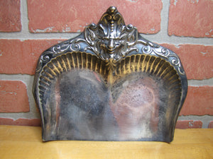 Antique Victorian Devil Beast Monster Reed & Barton Decorative Arts Silver Plate Crumb Dust Tray