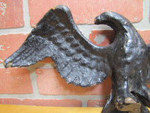 Load image into Gallery viewer, Old Cast Iron Spread Winged Eagle Figural Bird Statue Plaque Decorative Wall Art Statue
