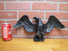 Load image into Gallery viewer, Old Cast Iron Spread Winged Eagle Figural Bird Statue Plaque Decorative Wall Art Statue
