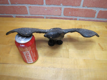 Load image into Gallery viewer, Old Cast Iron Spread Winged Eagle Figural Bird Statue Plaque Decorative Wall Art Statue
