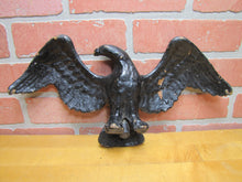 Load image into Gallery viewer, Old Cast Iron Spread Winged Eagle Figural Bird Statue Plaque Decorative Wall Art Statue
