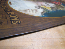 Load image into Gallery viewer, DAVIDSON&#39;S CHOCOLATES &amp; BON BONS BEAUTY DES MOINES IOWA Antique Advertising Sign
