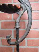 Load image into Gallery viewer, Peacock Antique Smoking Smoke Stand Ashtray Cast Iron Figural Bird Verona USA
