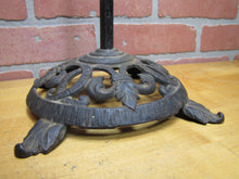 Load image into Gallery viewer, Peacock Antique Smoking Smoke Stand Ashtray Cast Iron Figural Bird Verona USA
