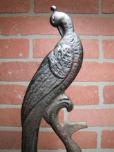Load image into Gallery viewer, Peacock Antique Smoking Smoke Stand Ashtray Cast Iron Figural Bird Verona USA
