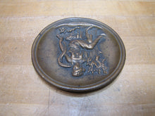 Load image into Gallery viewer, Antique Decorative Arts Bronze Maiden Tray Card Tip Coin Trinket
