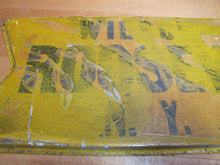 Load image into Gallery viewer, ROOSEVELT BEACH WILSON NY Old Metal Arrow Figural Advertising Sign New York Ad
