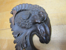 Load image into Gallery viewer, Antique Wooden Carved Rams Head Architectural Hardware Element Salvage Part Piece Art
