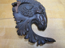 Load image into Gallery viewer, Antique Wooden Carved Rams Head Architectural Hardware Element Salvage Part Piece Art
